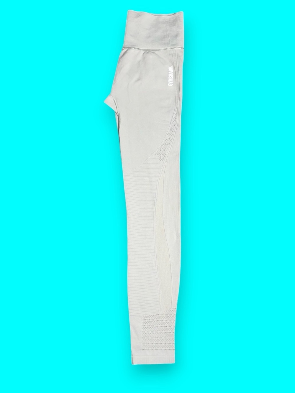 Gymshark Seamless High Rise Leggings XS Light Gray Workout Activewear